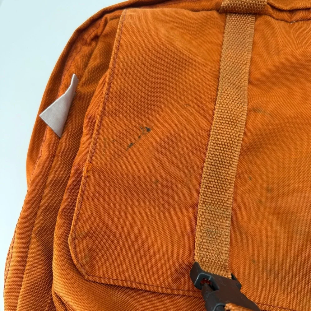 Vtg Whole Earth Provision Co Orange Canvas Field Bag Messenger Shoulder USA Made